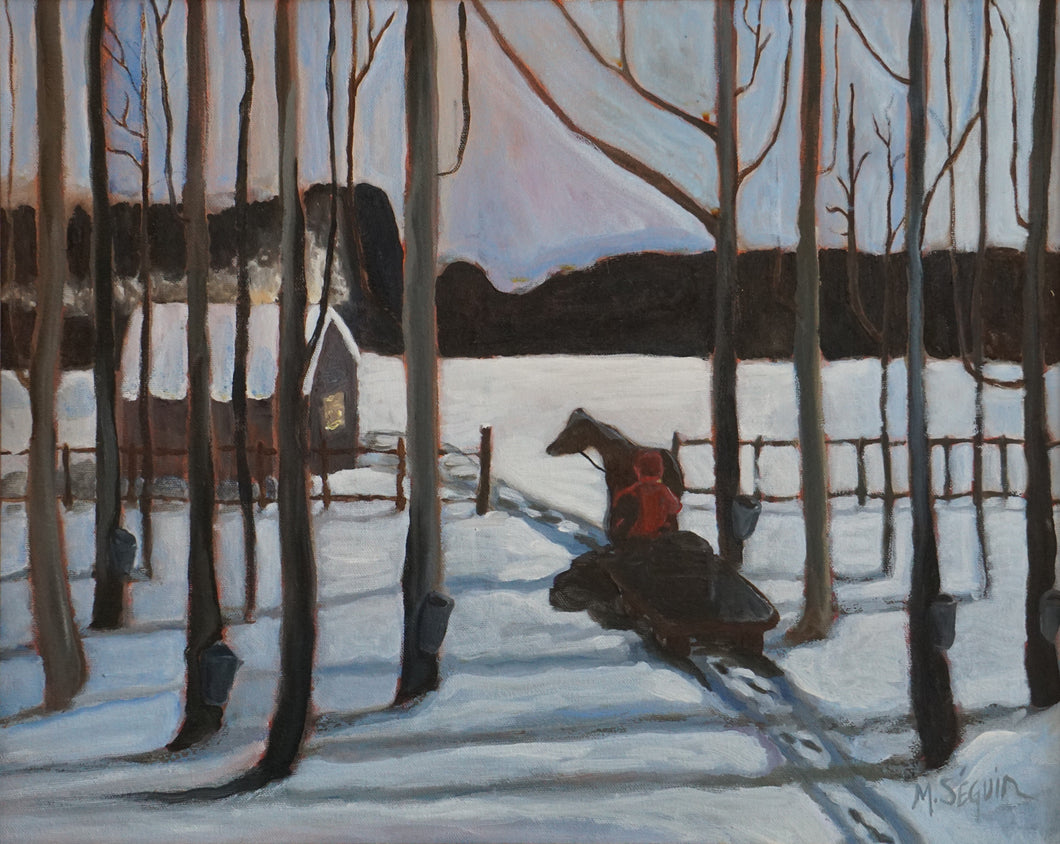 'Cabane à Sucre' - Canvas Print